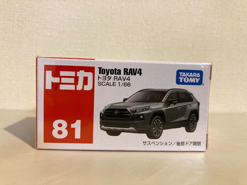 Takara Tomy Tomica 81 TOYOTA RAV4 Metal Diecast Vehicle Model Car New In Box EBa