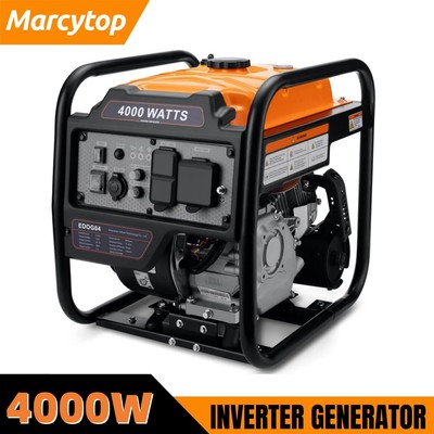 4000Watt Portable Open Frame Inverter Generator 4Stroke 208cc Engine Gas Powered