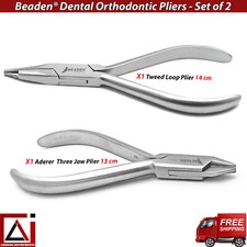 Dental Tweed Loop Forming Plier Three Jaw Aderer Plier Wire Bending Ortho Tools