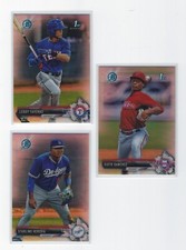 2017 BOWMAN CHROME PROSPECTS REFRACTOR PARALLEL CARDS - U PICK FROM LIST