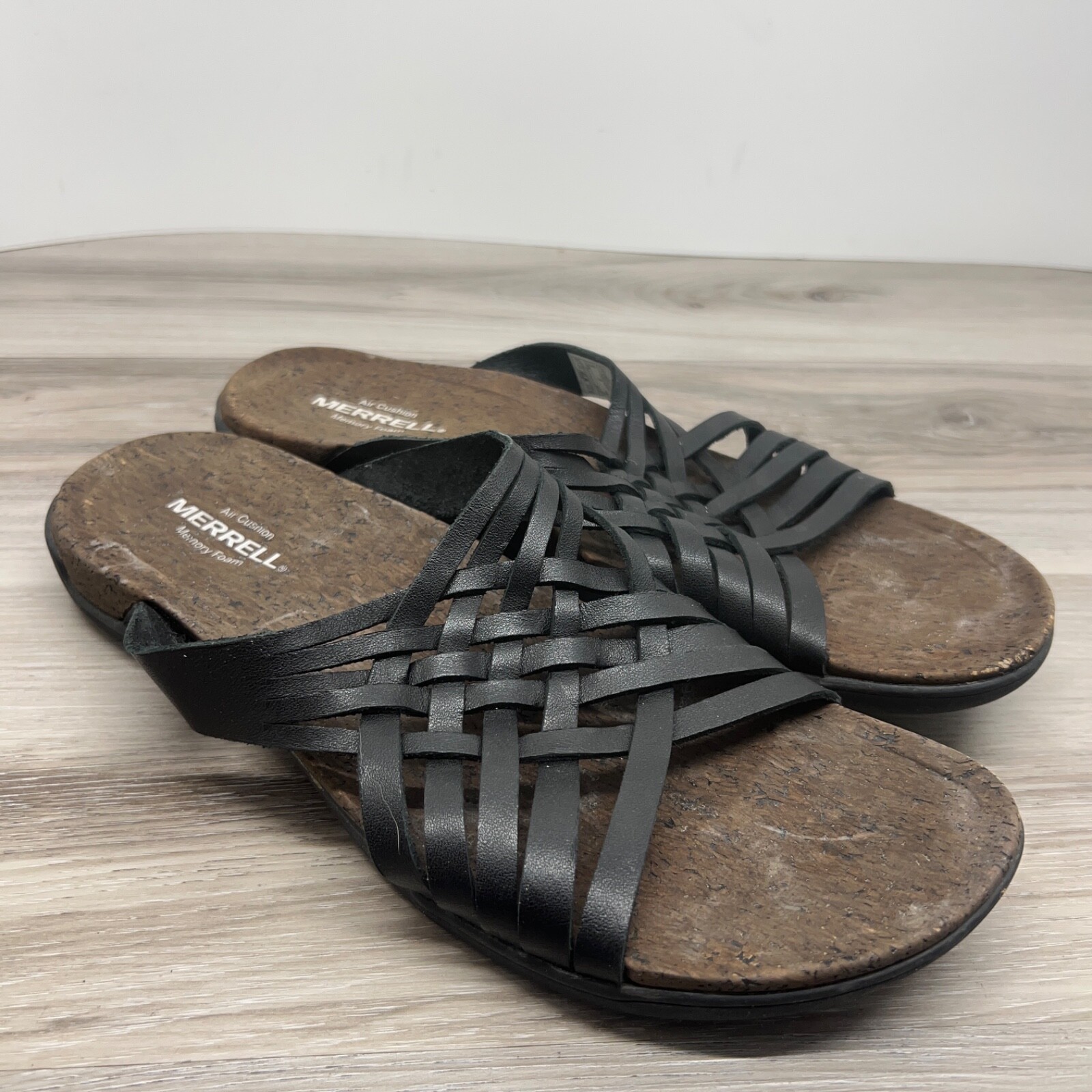 Sandali Merrell District Mahana donna 9 neri in pelle con cinturino antiscivolo