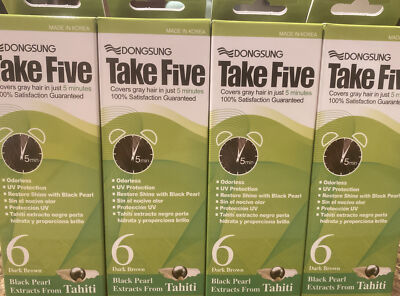 Dongsung Take Five #6 Dark Brown 1.05oz/30g 4 Pack.