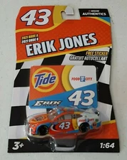 Erik Jones #43 NASCAR Authentics 2021 Wave 8 Tide / Food City 1:64 Diecast