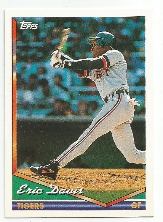 ERIC DAVIS 1994 TOPPS CARD MINT CONDITION