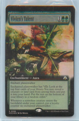 MTG MoM Vivien's Talent 0086 R Extended Art FOIL