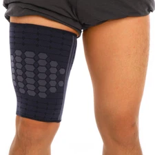 Copper Thigh Leg Support Hamstring Quadriceps Wraps Groin Quad Brace Compression