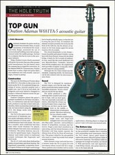 Ovation Adamas W681 TA-5 acoustic guitar sound check review article print