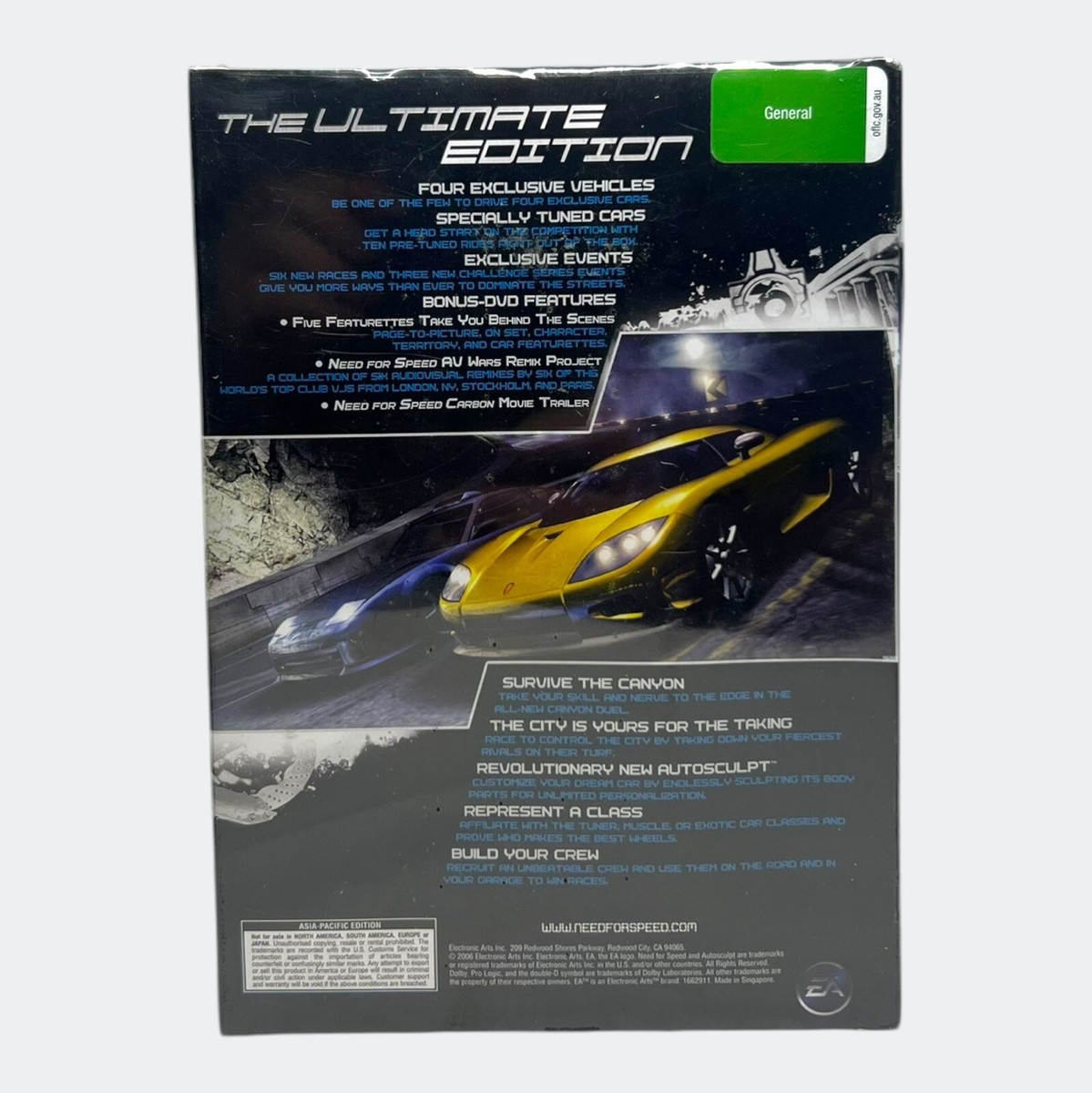 Need for Speed: Carbon - Collector's Edition (2006 PC DVD) - Brand