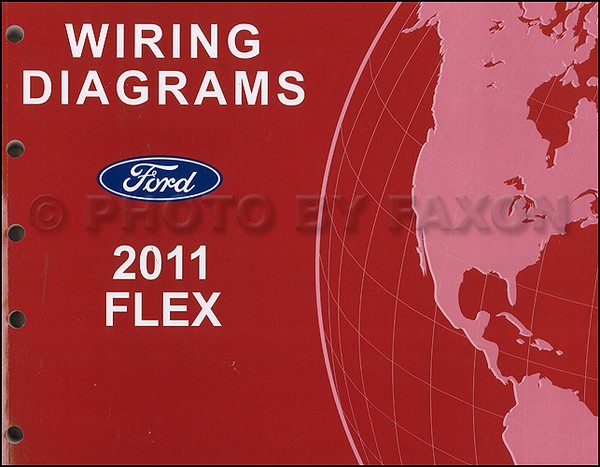 2011 Ford Flex Wiring Manuell Neu Original Elektrisch Schaltplan Buch OEM-image