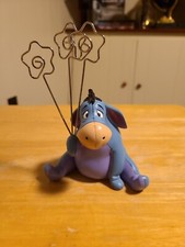 Vtg Disney Eeyore 3 Clip Picture Photo Holder Frame