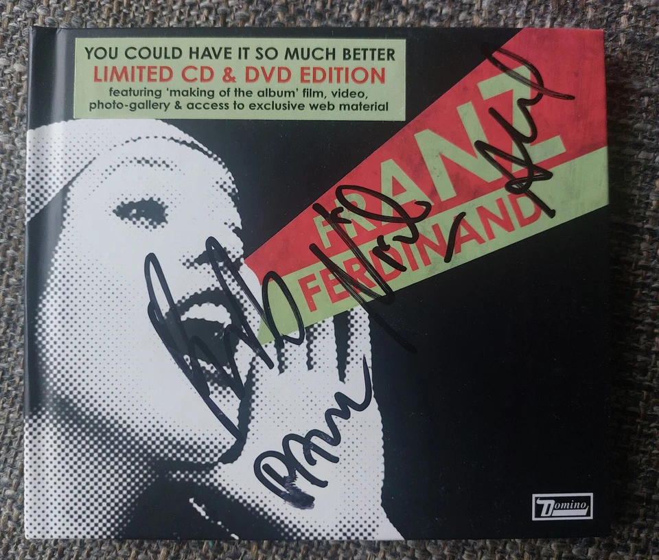 Limited DVD/CD Edition  Franz Ferdinand You can have it so signiert Autogramme