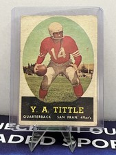 Top 10 Y.A. Tittle Football Cards 13