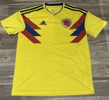 ADIDAS Soccer Jersey COLOMBIA HOME 2018 WORLD CUP SHIRT MEN'S SIZE MEDIUM