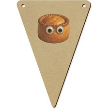 5 x 140mm 'Big Eyed Pork Pie' Bunting Pennants / Flags (BN00094182)
