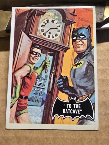 1966 Topps Batman Black Bat #39 To the Batcave — TAG (grade unconfirmed)