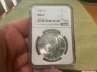 1923 Peace Silver Dollar NGC MS-64