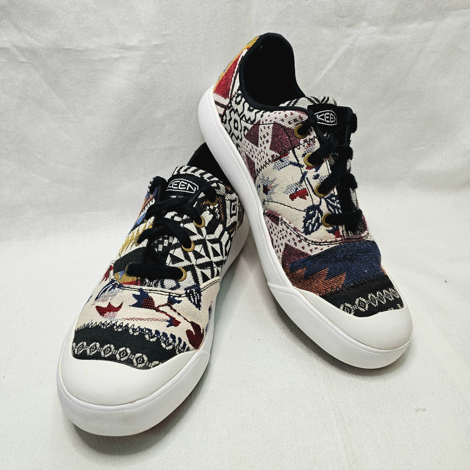 SNEAKERS KEEN ELSA IV MODELLO AZTECO SCARPE BASSE DONNA TAGLIA 8