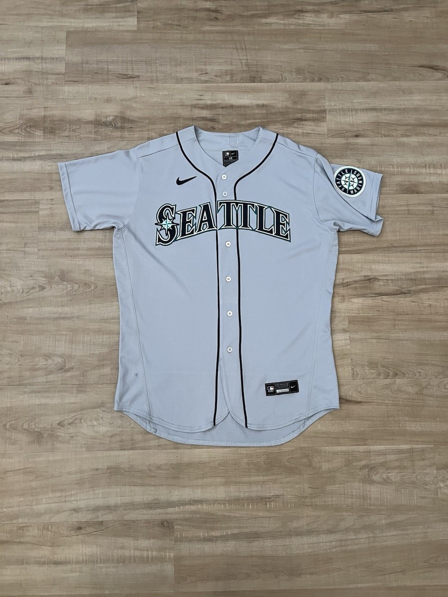 Nike Seattle Mariners Authentic Engineered Alternate Gray Jersey