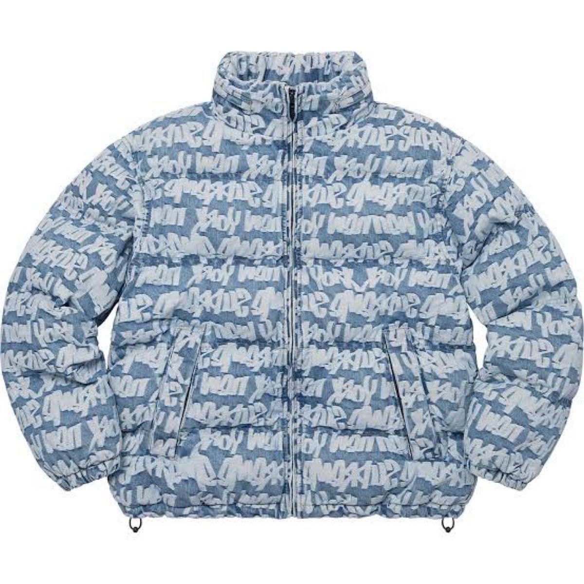 Supreme Fat Tip Jacquard Denim Puffer M | eBay Supreme Fat Tip Jacquard Denim Puffer M | eBay