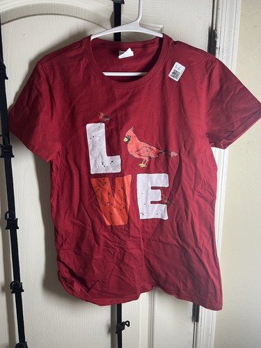 Love Cardinals Ladies Tshirt M