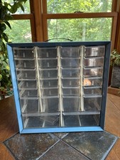 Vintage 26 Drawer Akro Mils Metal Organizer Storage Cabinet Small Parts Bin