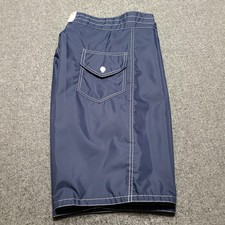 Birdwell Beach Britches Shorts Mens 31 Blue 323 Board Trunks USA Birdies Surf