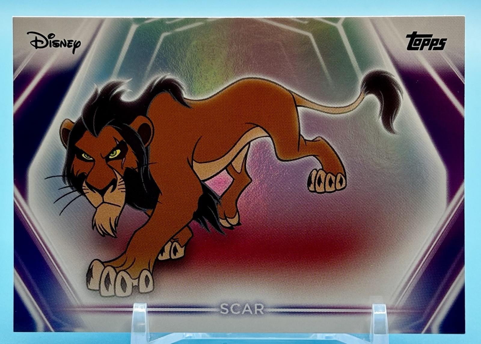 2026 Topps Disney Neon Scar #43 Refractor The Lion King