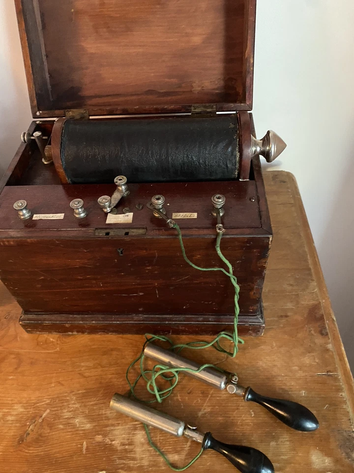 Vintage electric shock machine c1900 - Image 3 of 4