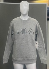 Fila Mens Basil Sweatshirt Light Grey / Size XL 