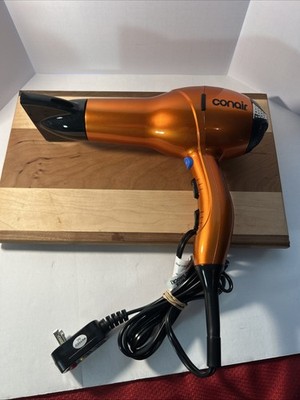 Con Air Model 259WL 1875W Hair Dryer - Orange Tested Working