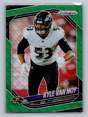 2025 Panini Prizm Kyle Van Noy #246 Green Wave Baltimore Ravens