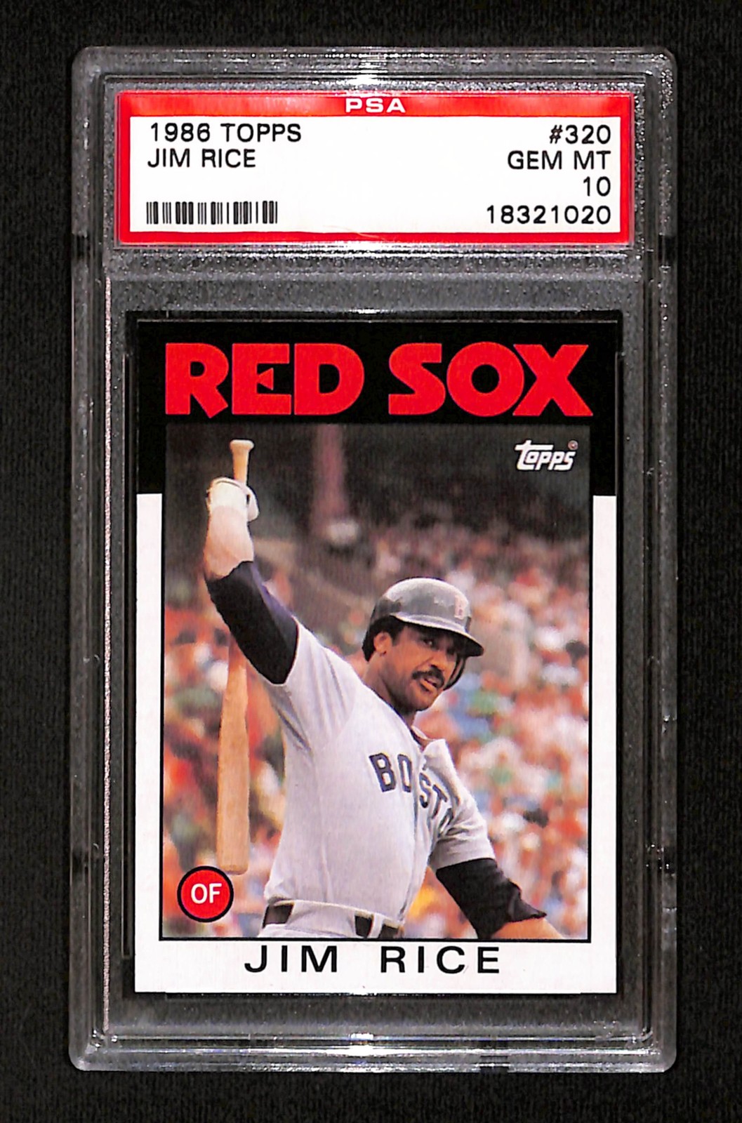 Jim Rice 1986 Topps #320 PSA 10