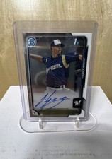 2015 Bowman - Chrome Prospects Autographs Jorge Lopez #BCAP-JL (AU, RC)