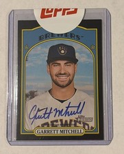 2021 Topps Heritage Minor League Black Border /50 Garrett Mitchell SEALED AUTO