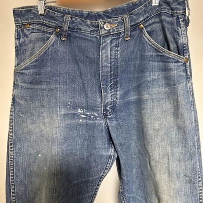 Vintage 1960s Wrangler 11mwz Denim Pants Jean Pants Bottoms Mens