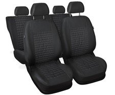 Kunstleder Autositzbezüge Schonbezüge Grau Set für Suzuki Splash I I Fl