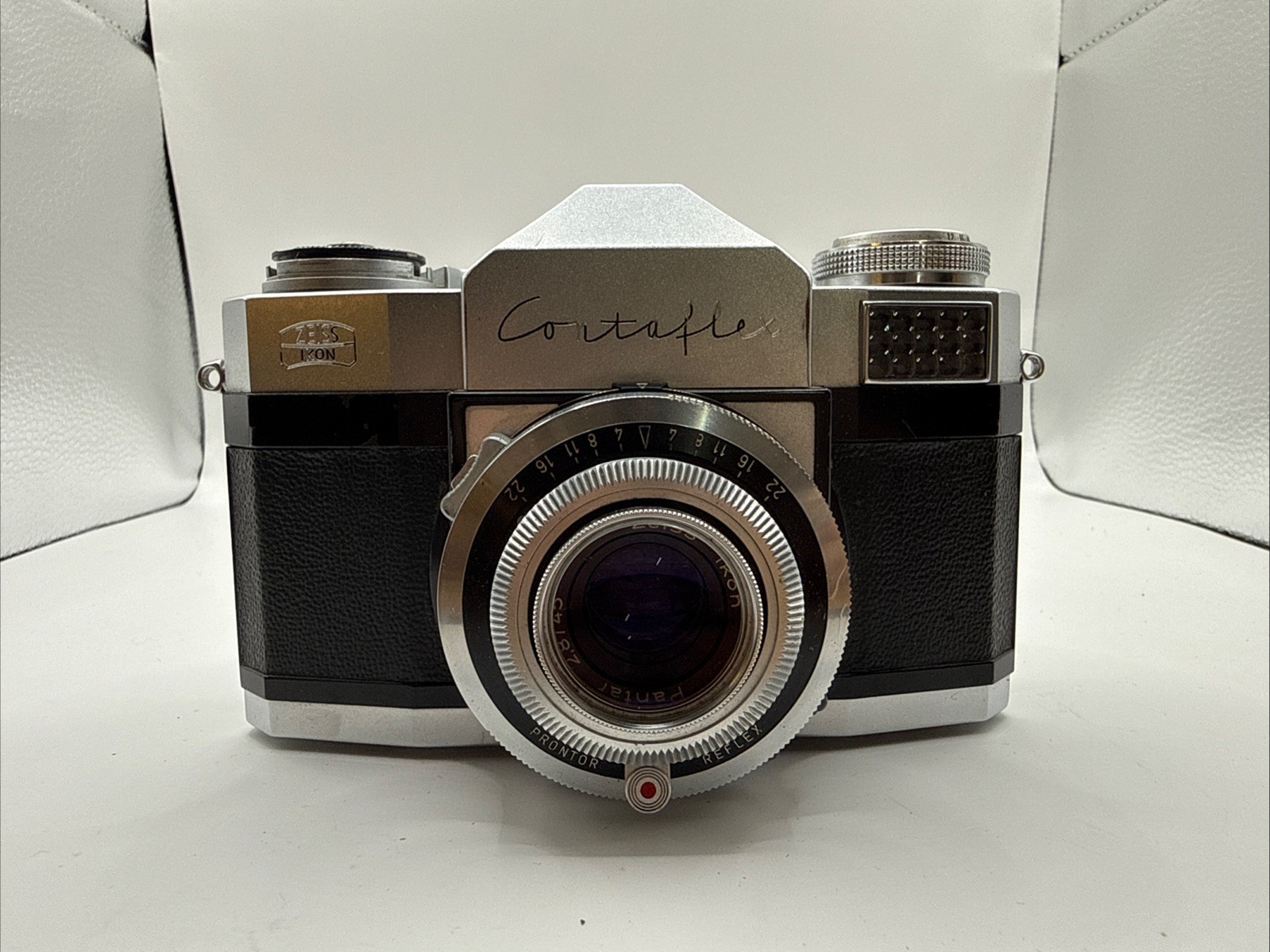 Zeiss Ikon Contaflex Prima 35mm Film SLR Camera Pantar 2.8/45