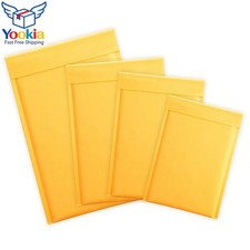 Kraft Paper Bubble Mailers Padded Shipping Protection Envelopes ANY SIZE 500PCS