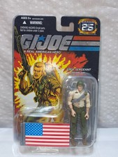 GI Joe 25th Anniversary First Sergeant Duke Flag Foil Hasbro 2007 NEW SEALED