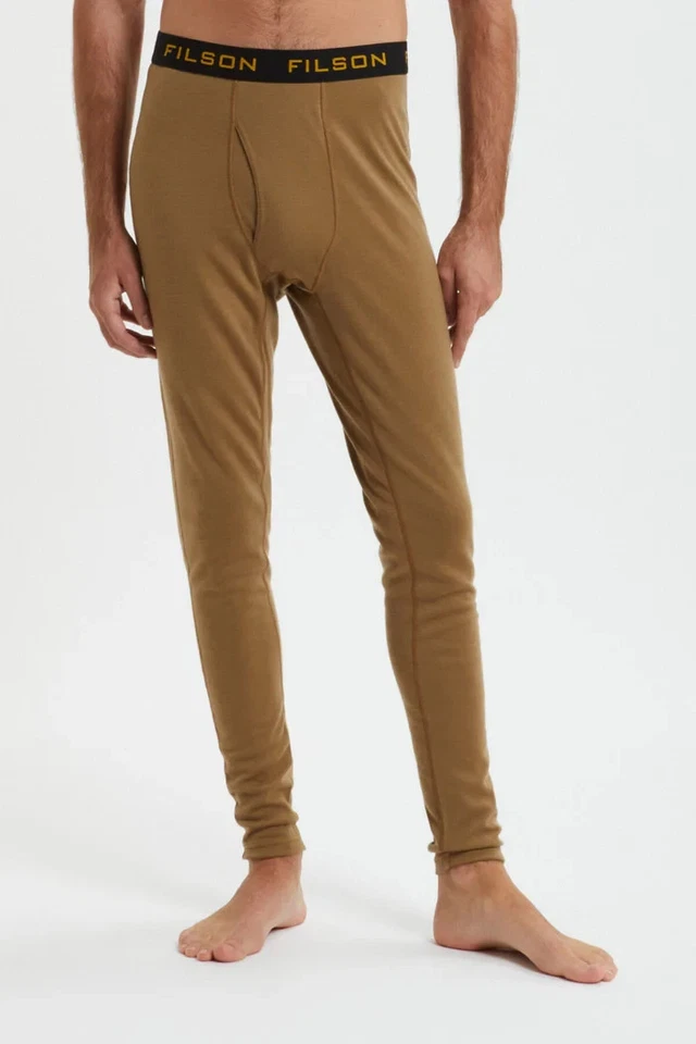 Pantalones Filson 280G Lana Merino XS y S 20067980 Capa Base Resistente Tostado Oscuro Foto 3 de 4