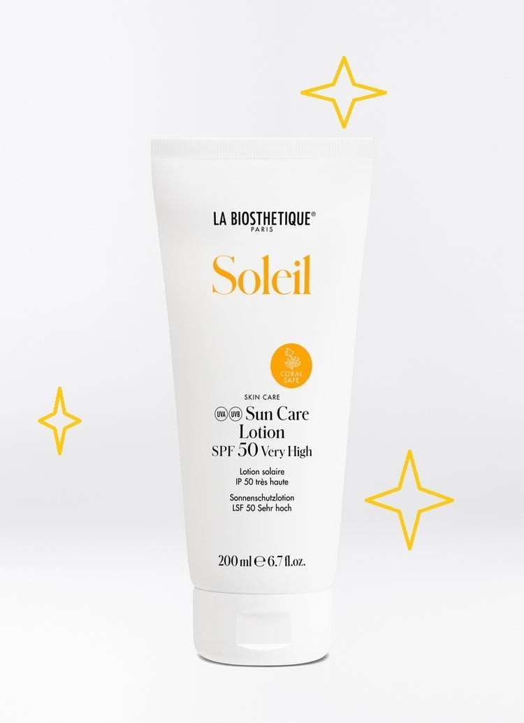 Lotion solaire corps La Biosthetique Soleil SPF 50 pour vos journees de plage 200ml