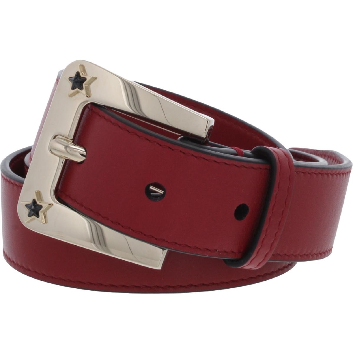 Женский повседневный ремень Red Valentino с красной кожаной пряжкой для платья 80 BHFO 8209