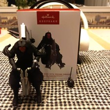 HALLMARK STAR WARS DARTH MAUL AND SITH PROBE DROID 2024 CHRISTMAS ORNAMENTS SET