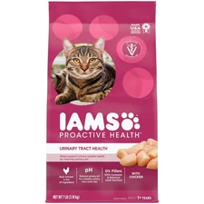 Iams Proactive Health Urinary Tract Health Chicken Dry Cat Food, 7 Lb Bag