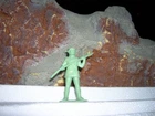 Vintage 195o's  Marx  LITTLE JOHN Figure Robin Hood Playset Toy Soldiers