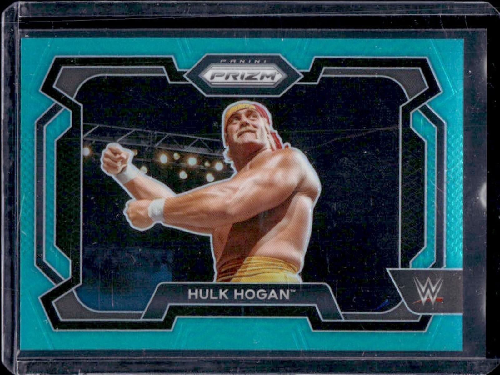 2024 Prizm WWE Hulk Hogan Teal Prizm #46/49