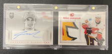 2013-14 PANINI PLAYBOOK SEAN MONAHAN ROOKIE AUTO PATCH #ed 3/5