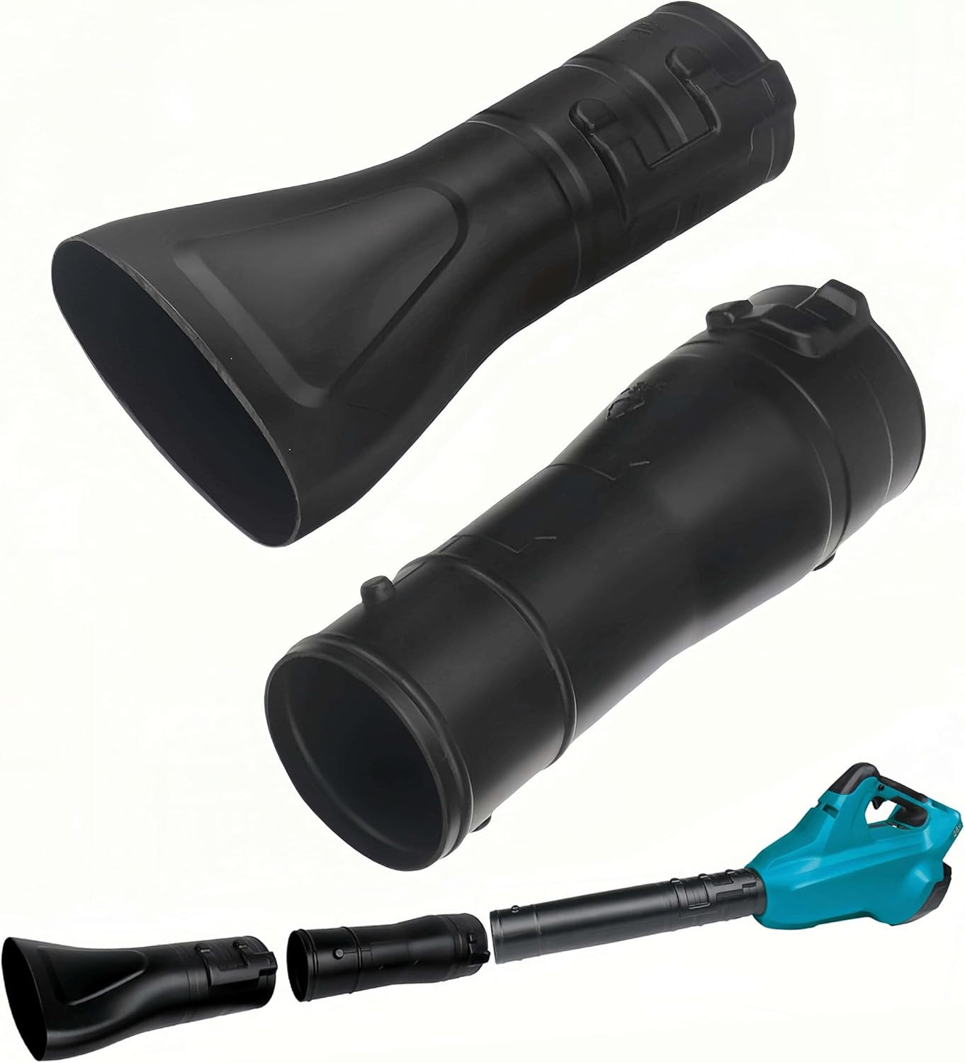 Nozzle Adapter & Flat End Nozzle Kit For Makita Xbu02z/xbu03 Blowers