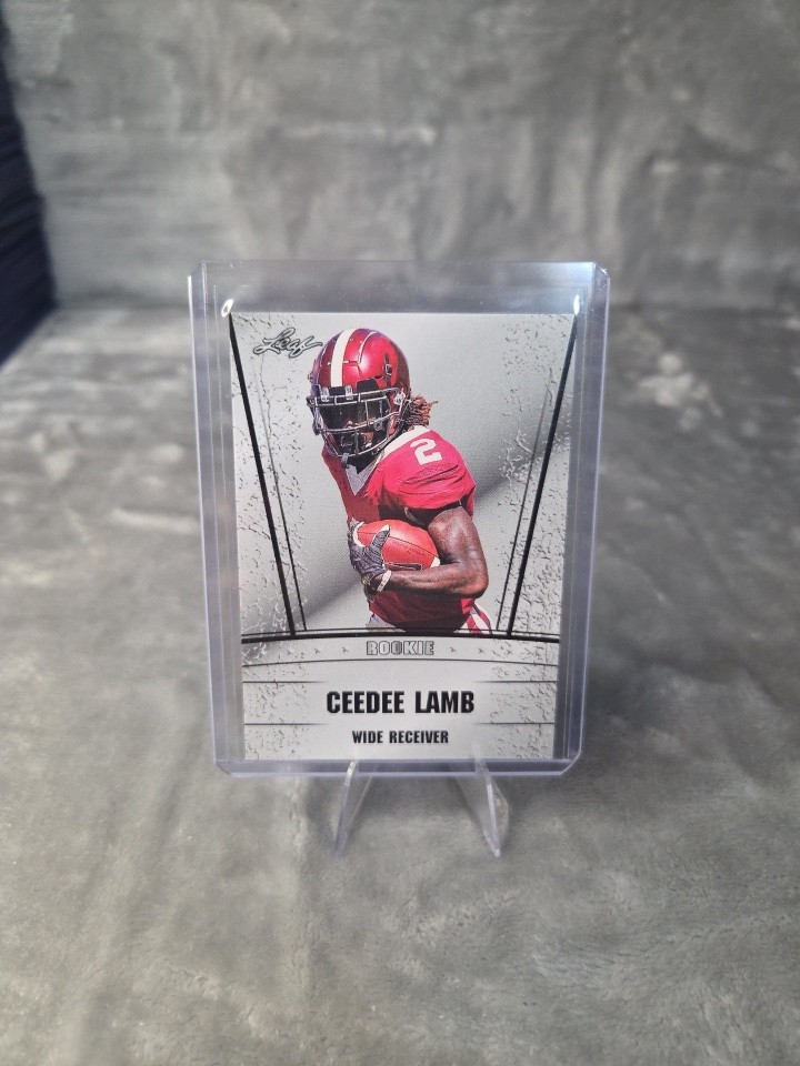 CEEDEE LAMB 2020 LEAF NFL Draft ROOKIE CARD Cowboys Sooners WR #RS-14 RC 