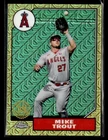 2022 Topps #T87C-50 Mike Trout 1987 Topps Baseball 35th Anniversary Chrome card